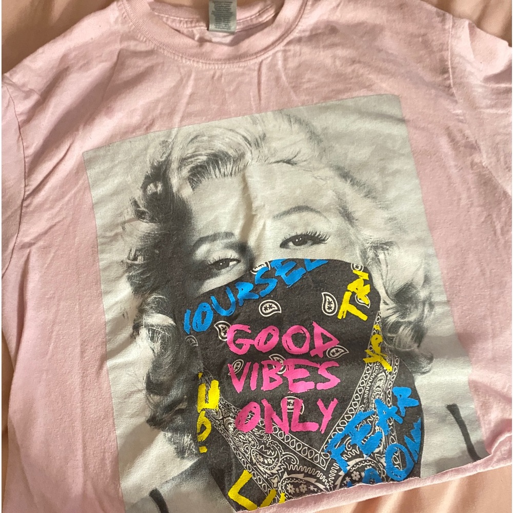 Marilyn Monroe graphic cropped Top